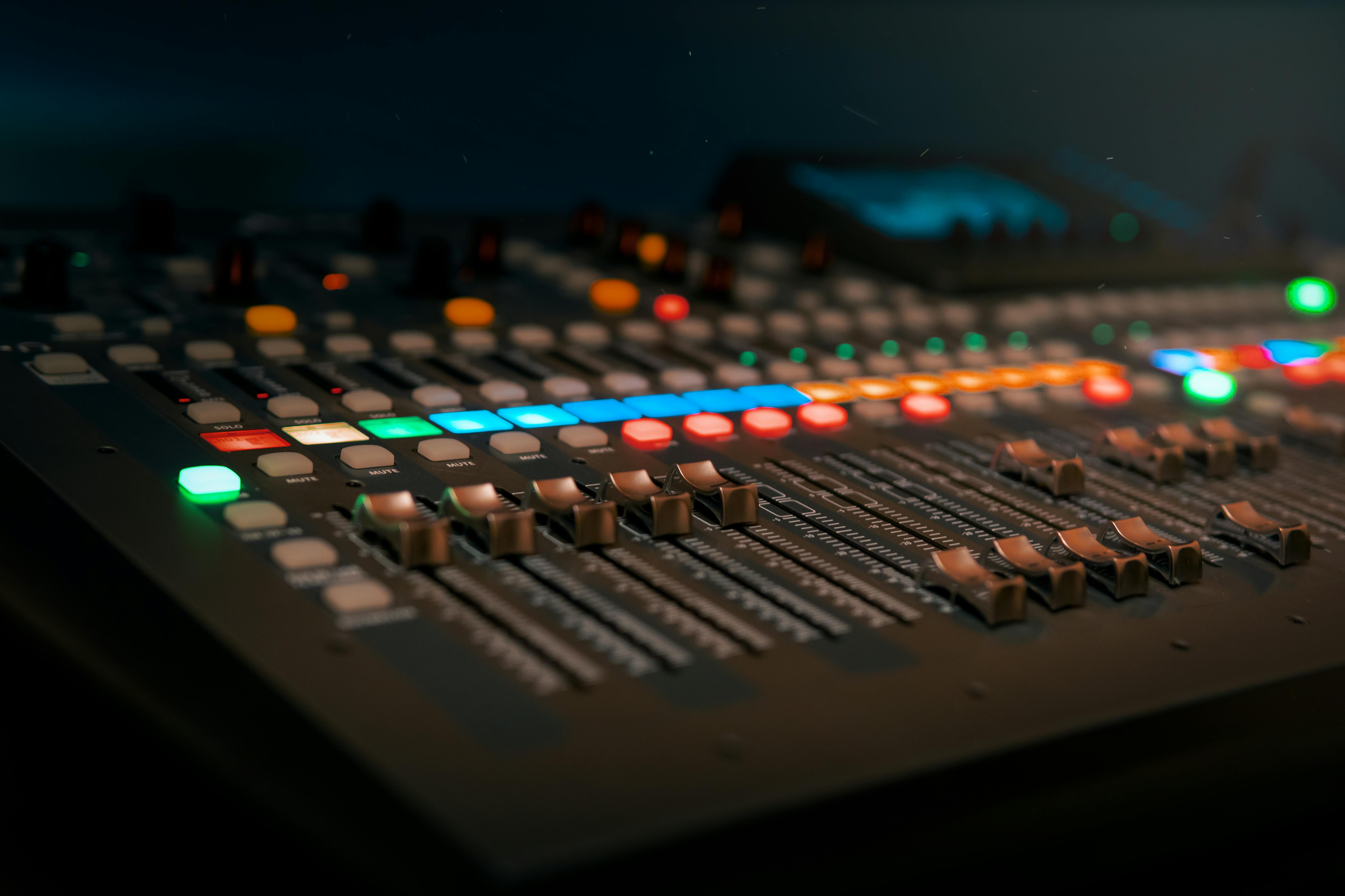 Professional mixing console